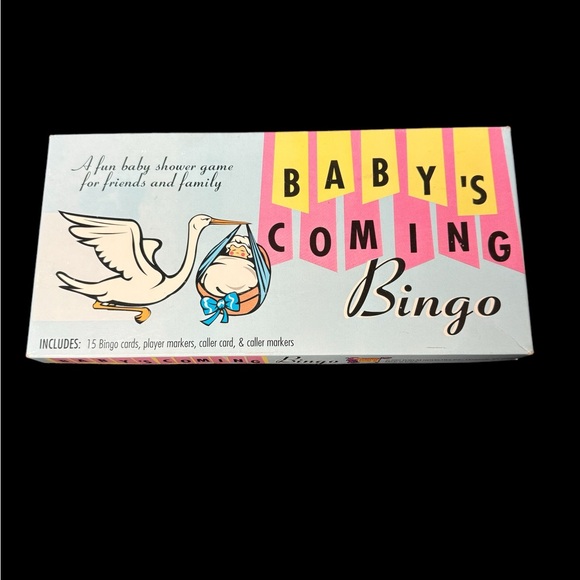 Vintage Baby Bingo Shower Game - Excellent Condition - Picture 1 of 7
